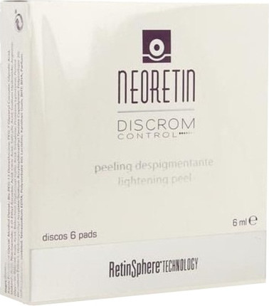 Отшелушивающие диски для лица осветляющие пилинг-диски Neoretin Discrom Control