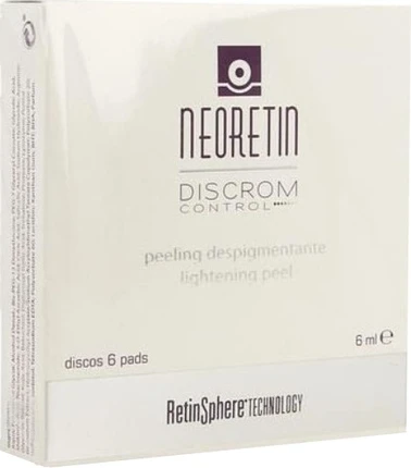 Отшелушивающие диски для лица осветляющие пилинг-диски Neoretin Discrom Control