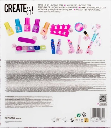 Набор для макияжа Kreative Create It! Неон и Блестки