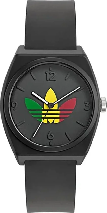 Черные синтетические спортивные часы Adidas