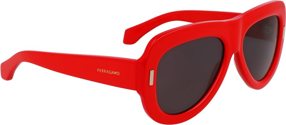 Солнцезащитные очки Ferragamo Красный Ацетат