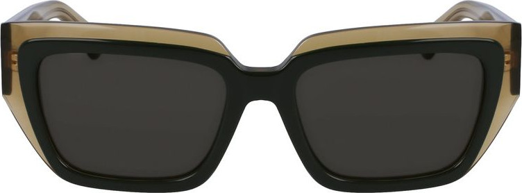 Солнцезащитные очки Ferragamo Зеленые Очки из Ацетата