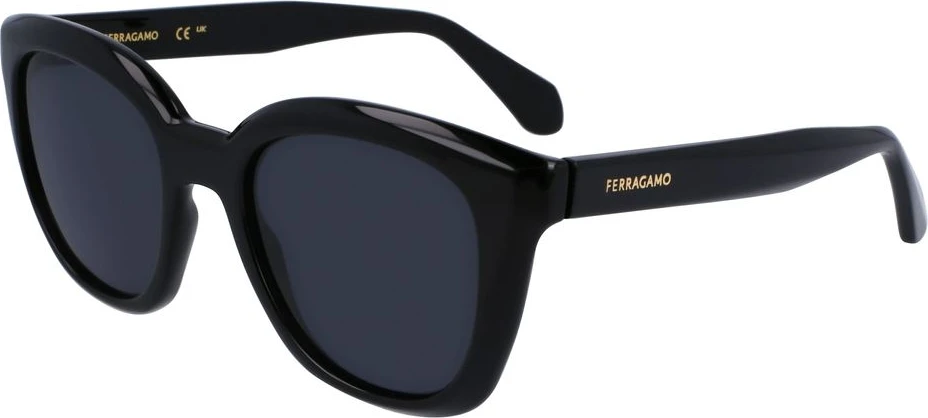 Солнечные очки Ferragamo черные
