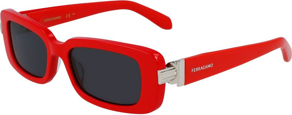 Солнцезащитные очки Ferragamo Красный Ацетат