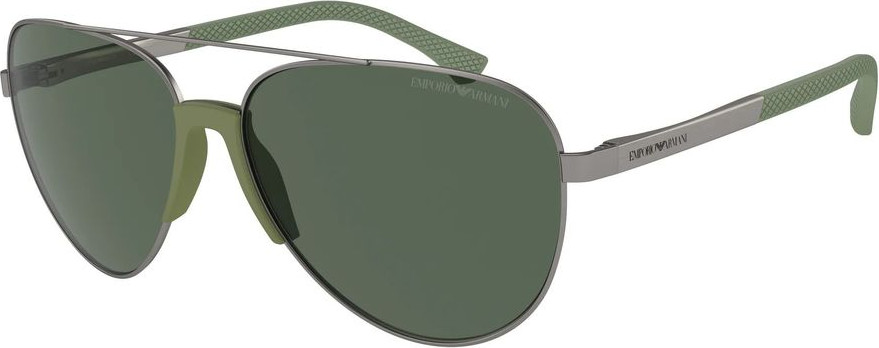 Солнцезащитные очки Armani Emporio, серые, металлические