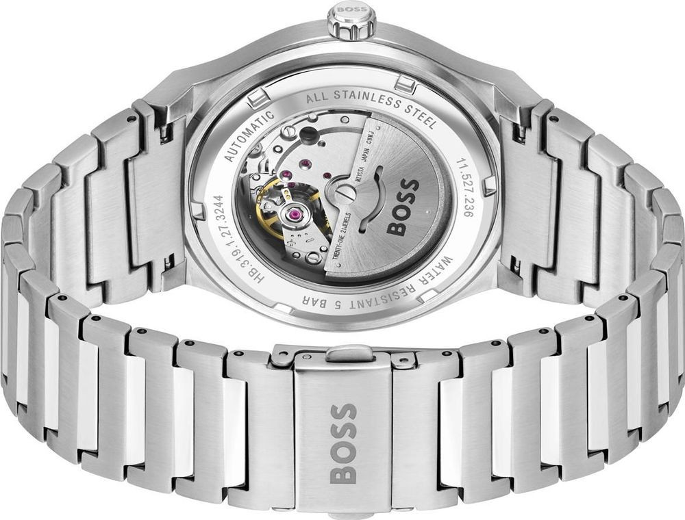 Серые часы Hugo Boss из нержавеющей стали