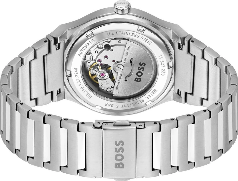 Серые часы Hugo Boss из нержавеющей стали