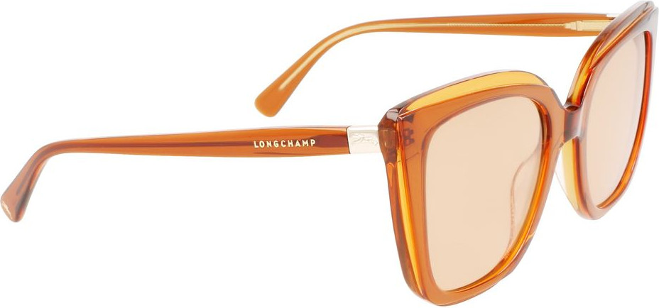 Солнцезащитные очки Longchamp Оранжевые из ацетата