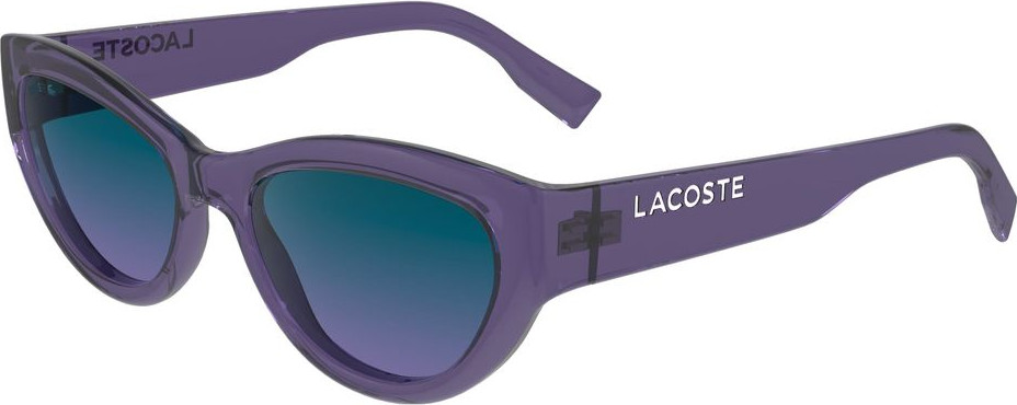 Фиолетовые солнцезащитные очки Lacoste из инжекционного пластика