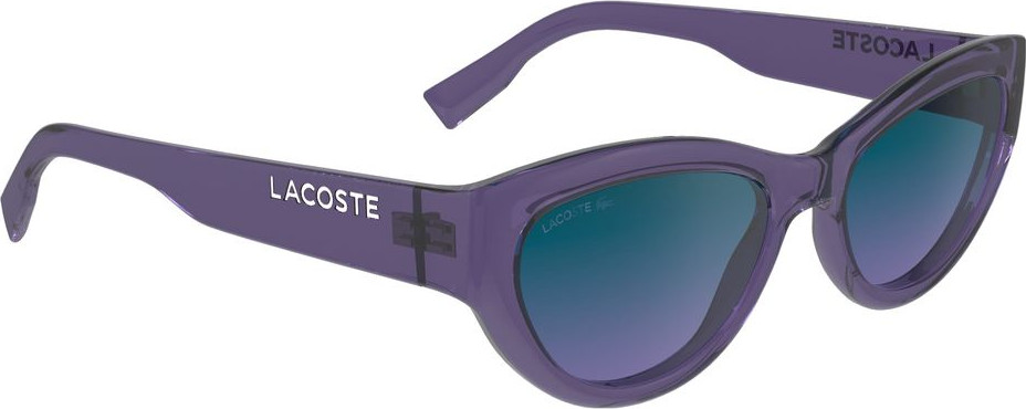 Фиолетовые солнцезащитные очки Lacoste из инжекционного пластика