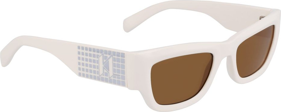 Белые солнцезащитные очки Karl Lagerfeld