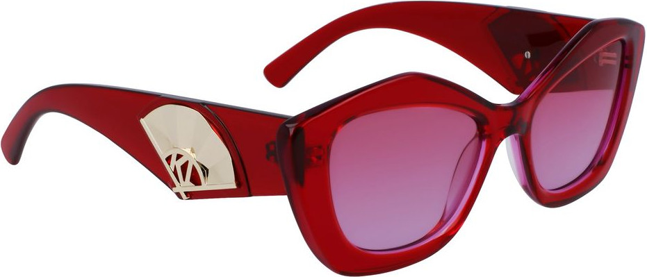 Красные солнцезащитные очки из ацетата Karl Lagerfeld