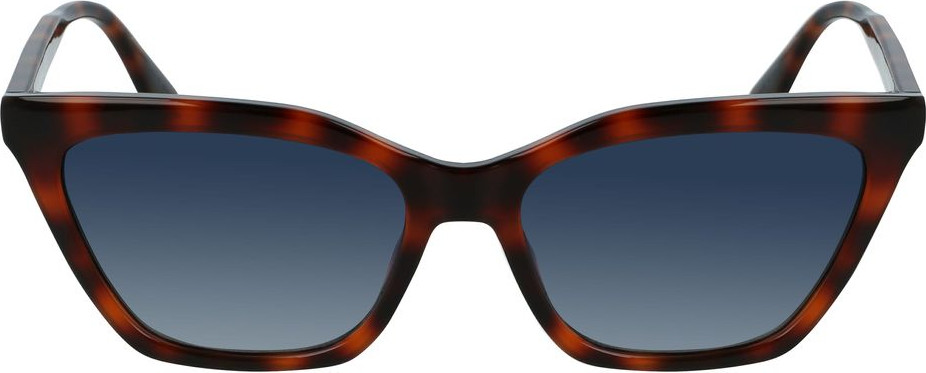 Коричневые солнцезащитные очки Karl Lagerfeld с инжекционным покрытием