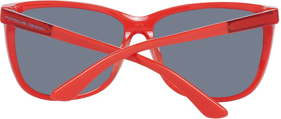 Красные солнцезащитные очки Porsche Design из ацетата