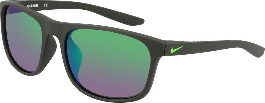 Зеленые солнцезащитные очки Nike с инжекционным покрытием