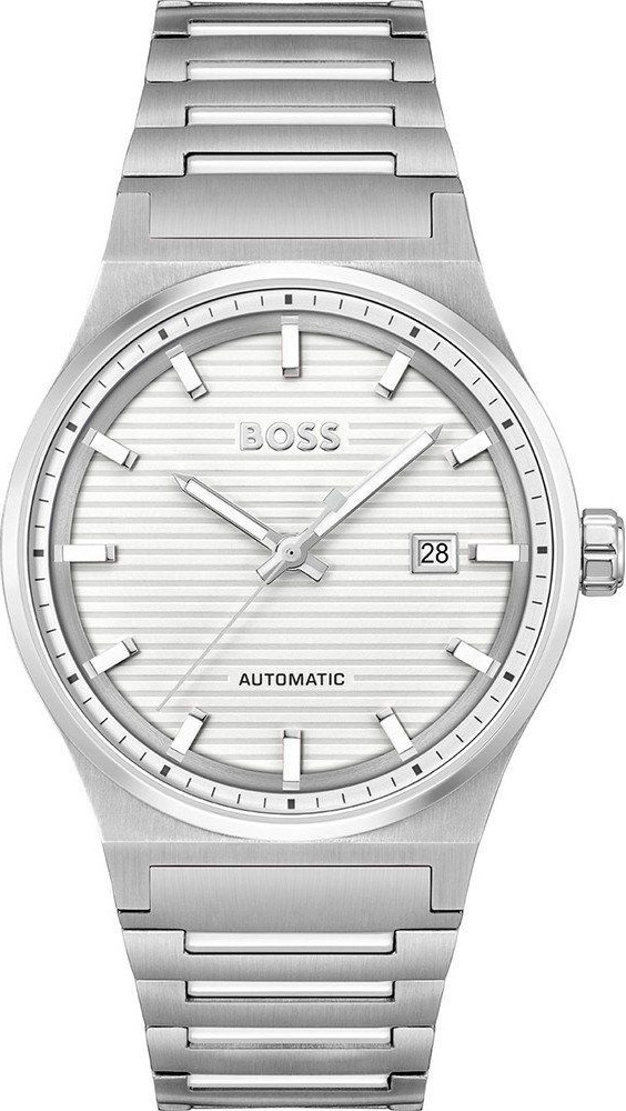 Gray Stainless Steel Dress Watch Hugo Boss