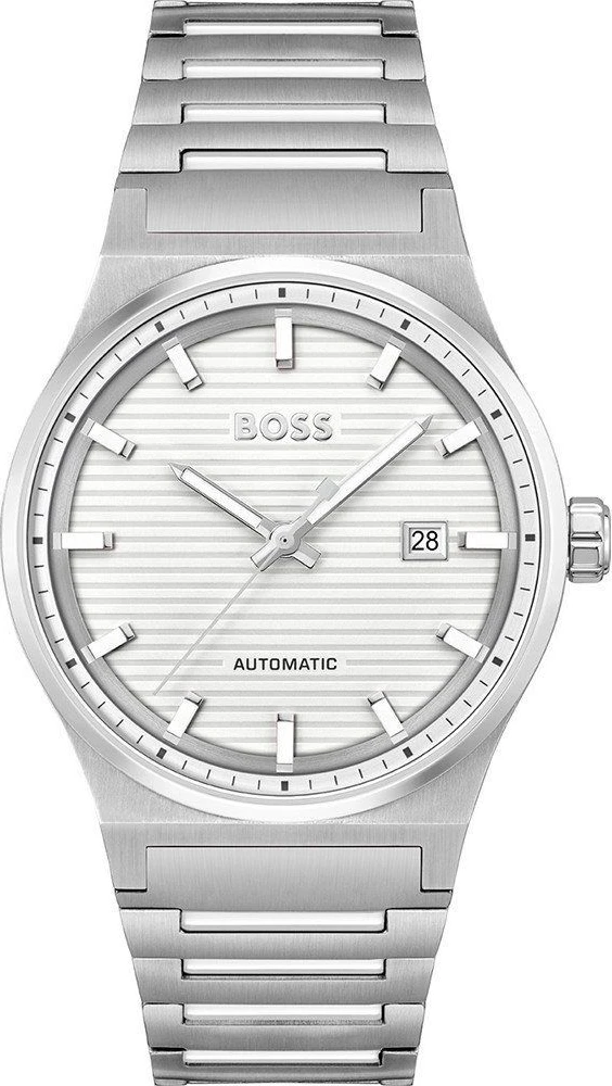 Gray Stainless Steel Dress Watch Hugo Boss