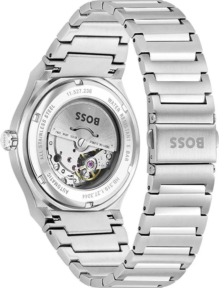 Gray Stainless Steel Dress Watch Hugo Boss