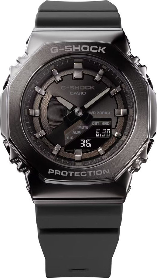 Черные спортивные часы Casio из смолы