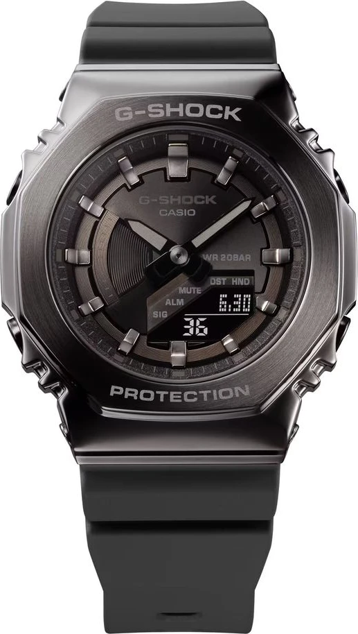 Черные спортивные часы Casio из смолы