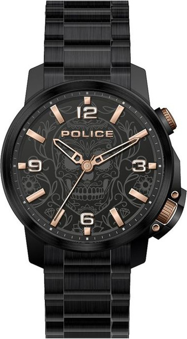 Часы The Police Black Stainless Steel Dress