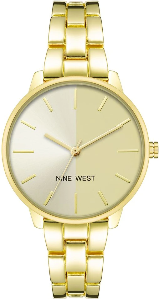 Женские часы Nine West Gold Metal Dress Watch