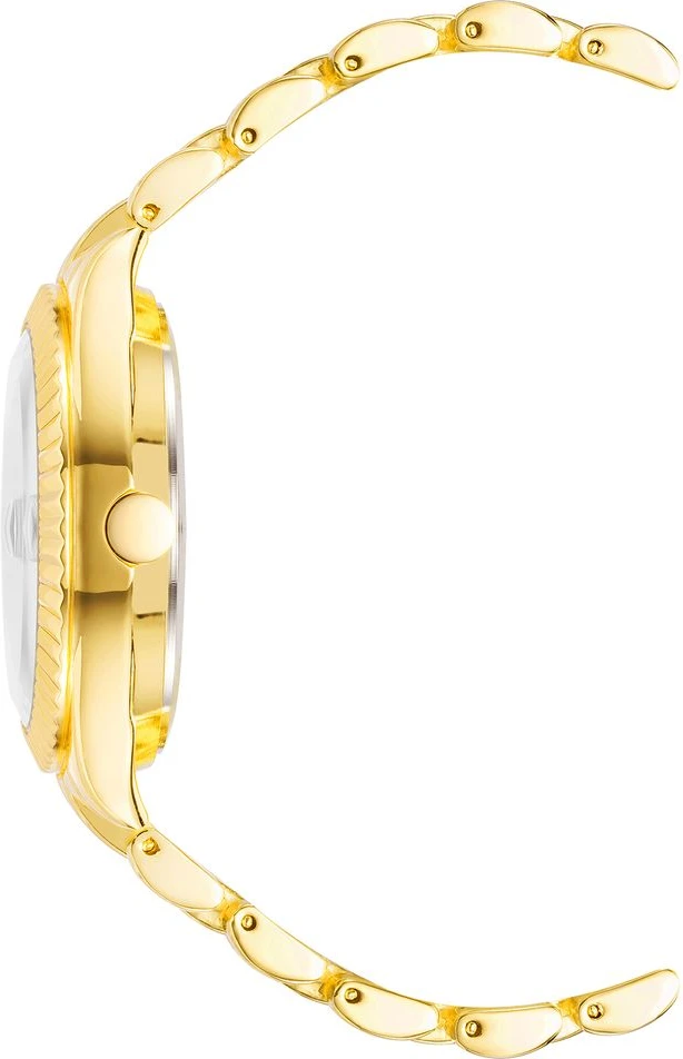 Женские часы Nine West с золотым металлическим корпусом