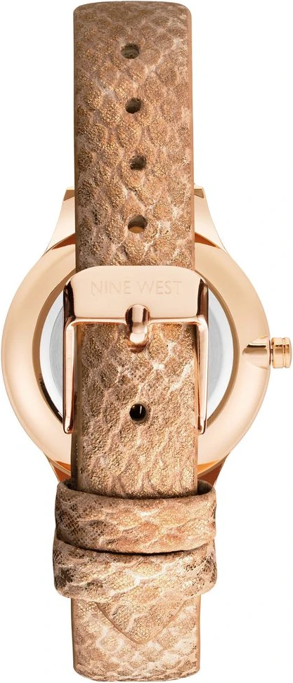 Часы Nine West из натуральной кожи