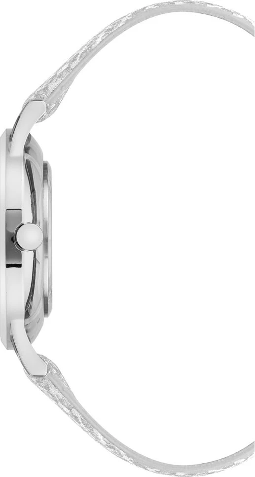 Серые кожаные часы Nine West