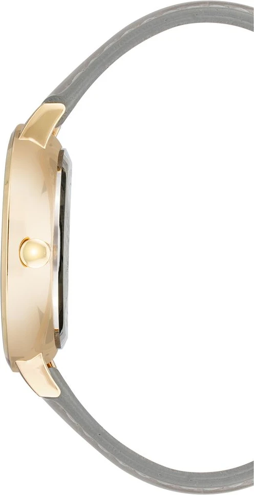 Часы Nine West серые кожаные классические