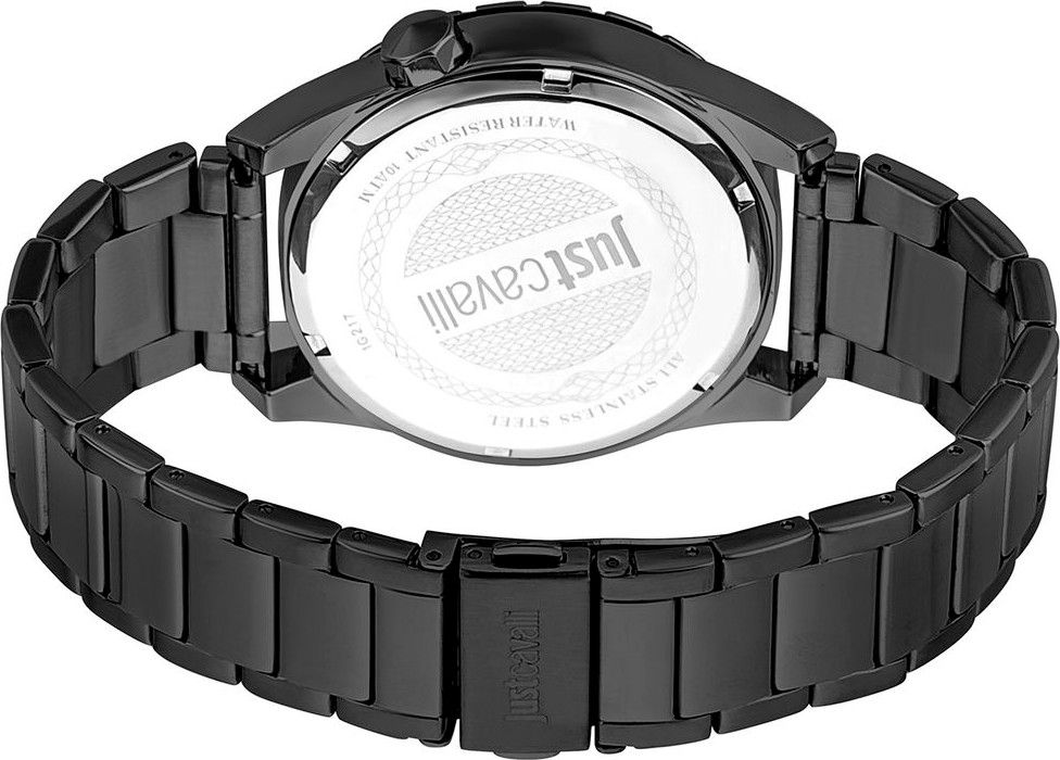 Часы Черные из Нержавеющей Стали Just Cavalli