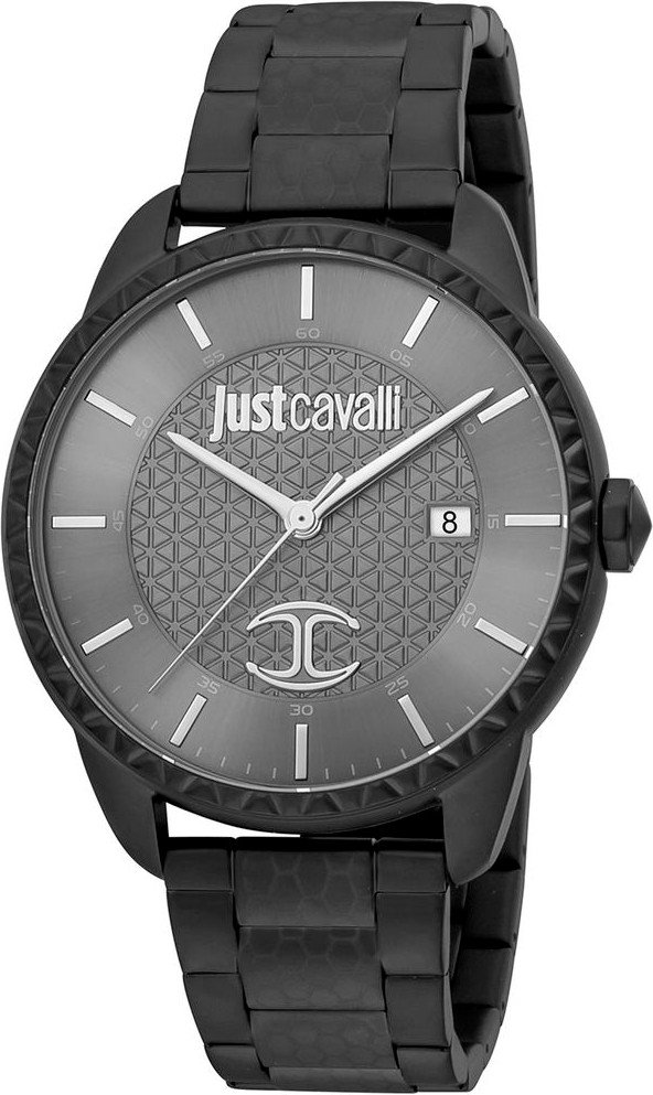 Черные часы Just Cavalli из нержавеющей стали