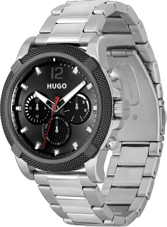 Серые часы Hugo Boss из нержавеющей стали