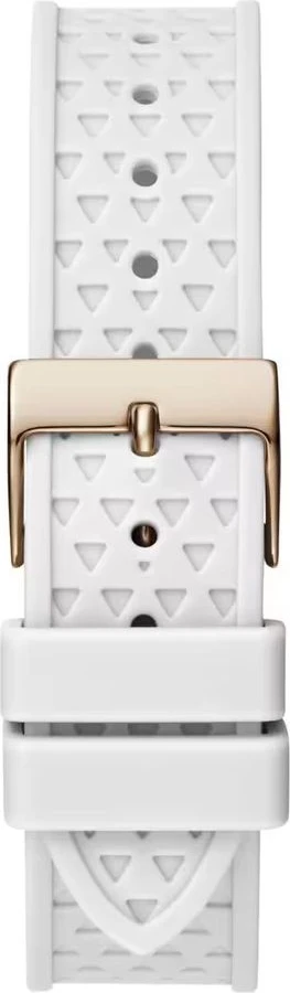 Белые женские кварцевые наручные часы GUESS