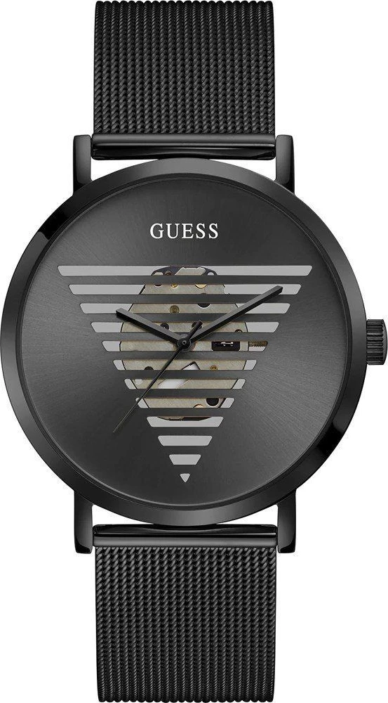 Черные часы GUESS из нержавеющей стали