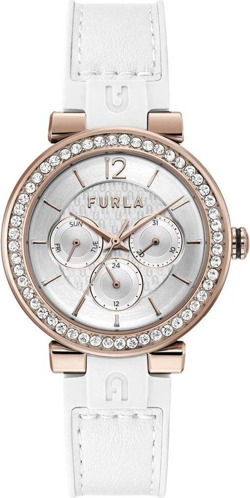 Белые кварцевые часы Furla