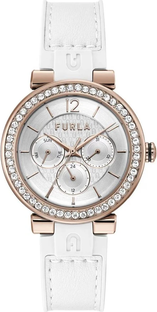 Белые кварцевые часы Furla