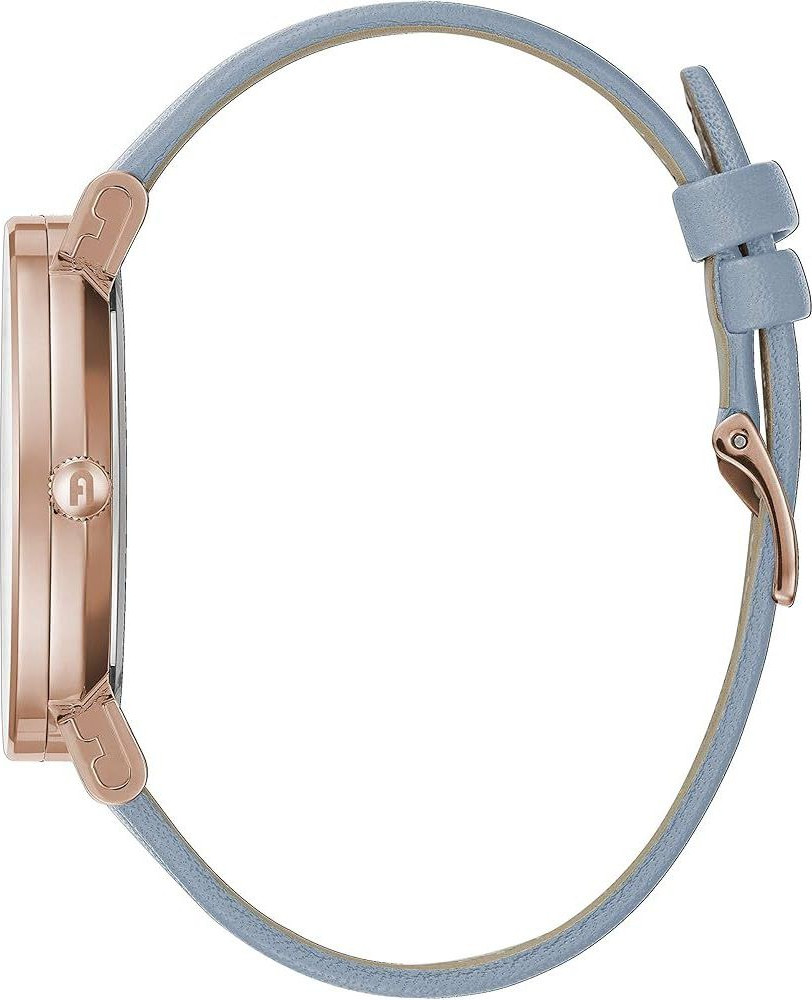 Синие кожаные часы Furla