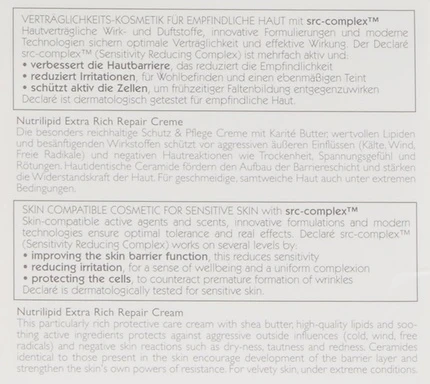 Дневной/ночной крем для лица Declare Nutrilipid Extra Rich Repair Cream