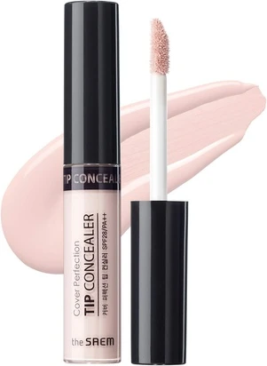 Консилер The Saem Cover Perfection Tip Concealer SPF28 PA++ Осветляющий