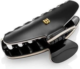 Заколка для волос Balmain Hair Couture Средняя заколка в Черно-Белом цвете