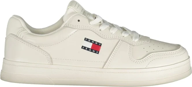 Белые кожаные женские кроссовки Tommy Hilfiger