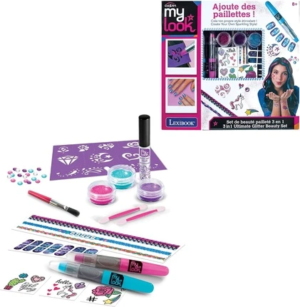 Набор для укладки Lexibook 3-в-1 Beauty Kit Синий Розовый Фиолетовый