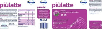 Добавка для лактации Humana Humana Plus с витамином B12, витамином D3 и экстрактом расторопши