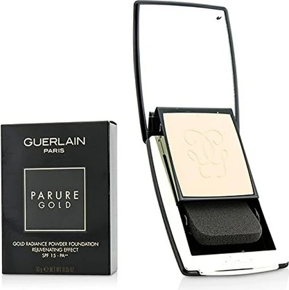 Пудровое тональное средство в компактном футляре Guerlain Parure Gold Омолаживающее сияние