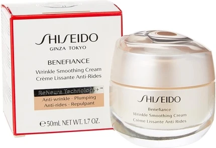 Тонирующий дневной крем Shiseido Skin Benefiance для разглаживания морщин