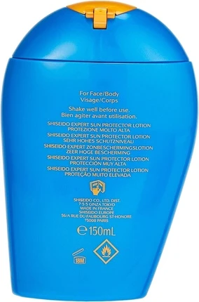 Лосьон Shiseido Expert Sun Protector для лица и тела