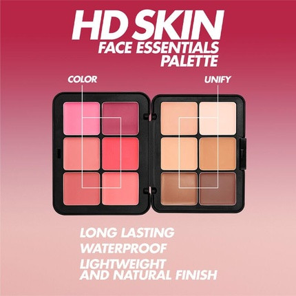 Комплект для тона Make Up For Ever HD Skin Face Essentials Палетка с хайлайтерами Medium Harmony 2