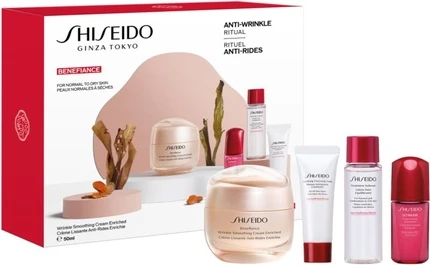 Набор для ухода за лицом Shiseido Benefiance Wrinkle Smoothing Cream Enriched Value Set