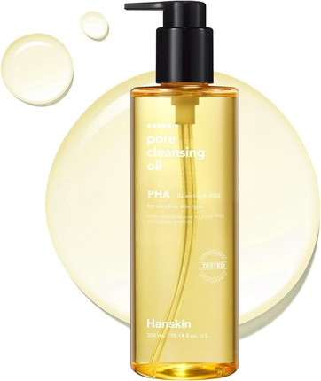Очищающее масло Hanskin Pore Cleansing Oil Gentle Blackhead Cleanser and Makeup Remover